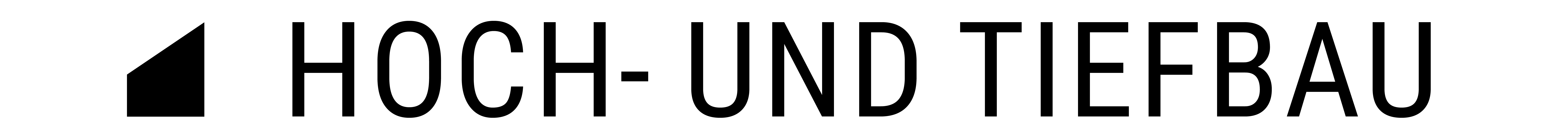 Haupttitel Hoch- und Tiefbau