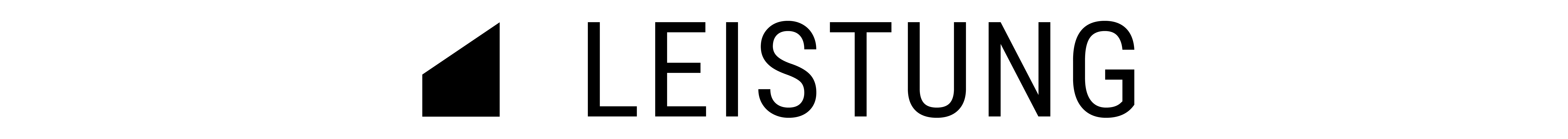 Haupttitel Leistungen